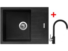Sinks PERFECTO 650 Granblack + Vitalia GR Sinks PERFECTO 650 Granblack + Vitalia GR