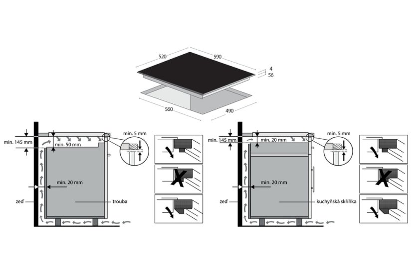 Concept IDV4360 indukční varná deska - 8
