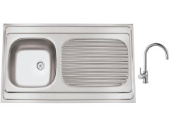 Set Sinks CLP-A 1000 M 0,5mm matný + baterie Sinks VITALIA chrom