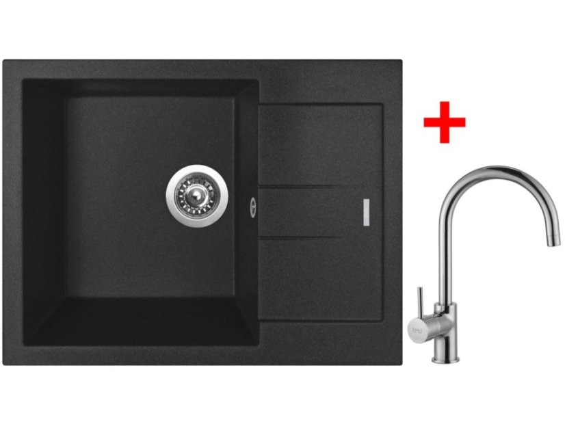 Sinks AMANDA 650 Metalblack + Vitalia