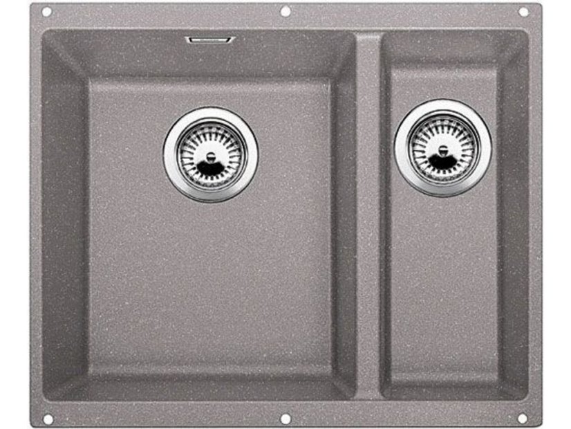 Granitový dřez Blanco SUBLINE 340/160 U Silgranit aluminium