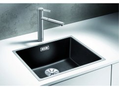 Granitový dřez Blanco SUBLINE 500 IF SteelFrame InFino antracit bez táhla Granitový dřez Blanco SUBLINE 500 IF SteelFrame InFino antracit bez táhla