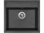 Sinks SOLO 560 Metalblack + ARCO celonerezová