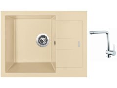 Set Sinks AMANDA 650 Sahara + baterie Sinks MIX 3 chrom