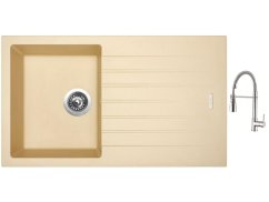 Set Sinks PERFECTO 860 Sahara + baterie Sinks MIX 35 PROF S chrom Set Sinks PERFECTO 860 Sahara + baterie Sinks MIX 35 PROF S chrom