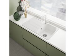 Dřezová baterie Franke FS 3230.094 LINA SMART Bílá-led - 2