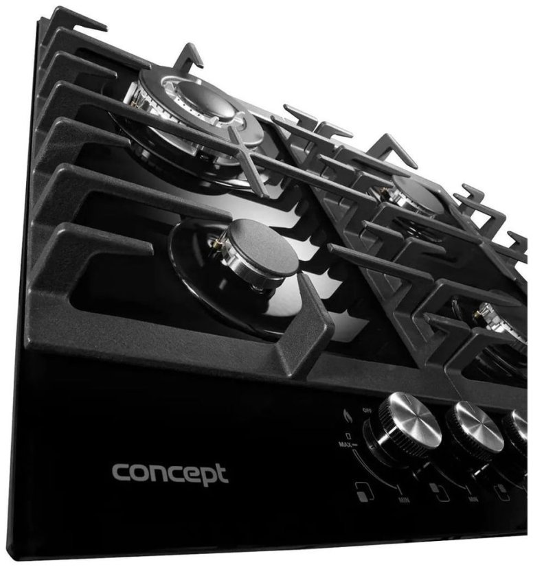 Plynová varná deska Concept PDV7260bc BLACK - 3