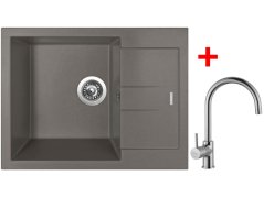 Sinks AMANDA 650 Truffle + Vitalia Sinks AMANDA 650 Truffle + Vitalia