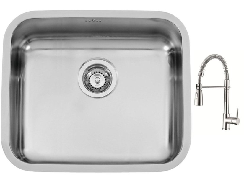 Set Sinks BELOM 540 V leštený + batéria Sinks MIX 35 PROF S