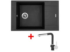 Set Sinks Vario 780 Metalblack + Mix 3 P GR Set Sinks Vario 780 Metalblack + Mix 3 P GR