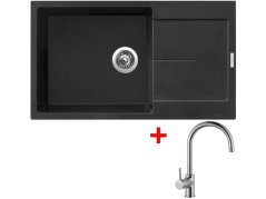 Set Sinks Ultima 860 XXL Metalblack + Vitalia Set Sinks Ultima 860 XXL Metalblack + Vitalia