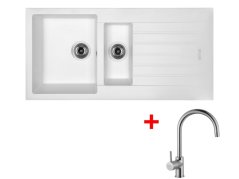 Set Sinks Perfecto 1000.1 Milk + Vitalia Set Sinks Perfecto 1000.1 Milk + Vitalia
