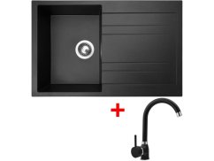 Sinks GRANDE 800 Granblack + Polo GR Sinks GRANDE 800 Granblack + Polo GR