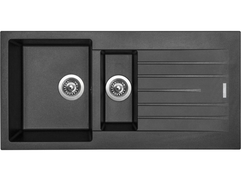 Granitový drez Sinks PERFECTO 1000.1 Metalblack