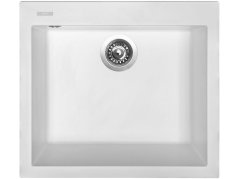 Set Sinks CUBE 560 Milk + batéria Sinks MIX 3 S Chróm