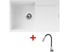 Sinks ULTIMA 790 Milk + ELASTA S nerez/čierná Sinks ULTIMA 790 Milk + ELASTA S nerez/čierná