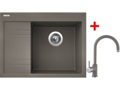 Sinks RIM 650 P Truffle + Vitalia GR Sinks RIM 650 P Truffle + Vitalia GR