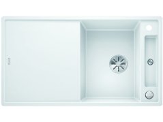 Granitový dřez Blanco AXIA III 5 S InFino bílá dřez vpravo s excentrem přísluš. sklo Granitový dřez Blanco AXIA III 5 S InFino bílá dřez vpravo s excentrem přísluš. sklo