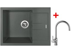 Sinks AMANDA 650 Titanium + Vitalia Sinks AMANDA 650 Titanium + Vitalia