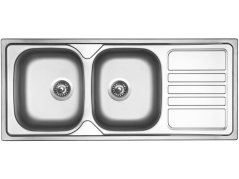 Set Sinks OKIO 1160 DUO V matný + batéria Sinks MIX 35 P chróm