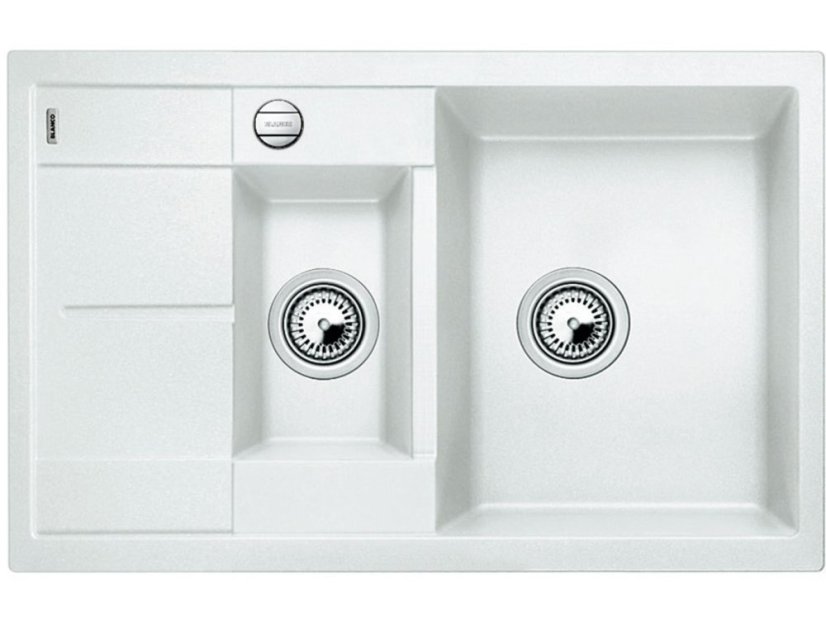 Granitový dřez Blanco METRA 6 S Compact Silgranit bílá