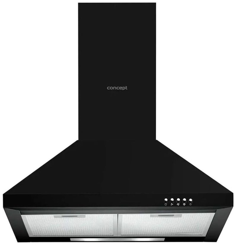 Concept OPK3560bc komínová digestoř černá 60 cm