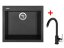 Set Sinks Cube 560 Nanoblack + Mix 35 Nanoblack