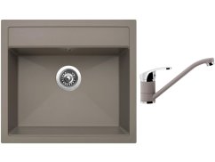 Set Sinks SOLO 560 Truffle + baterie Sinks Pronto Truffle Set Sinks SOLO 560 Truffle + baterie Sinks Pronto Truffle