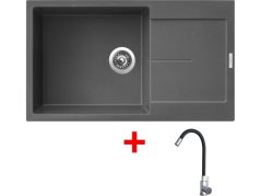 Set Sinks Ultima 860 XXL Titanium + Elasta nerez/černá Set Sinks Ultima 860 XXL Titanium + Elasta nerez/černá
