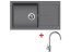 Set Sinks Infinity 860 Titanium + Vitalia