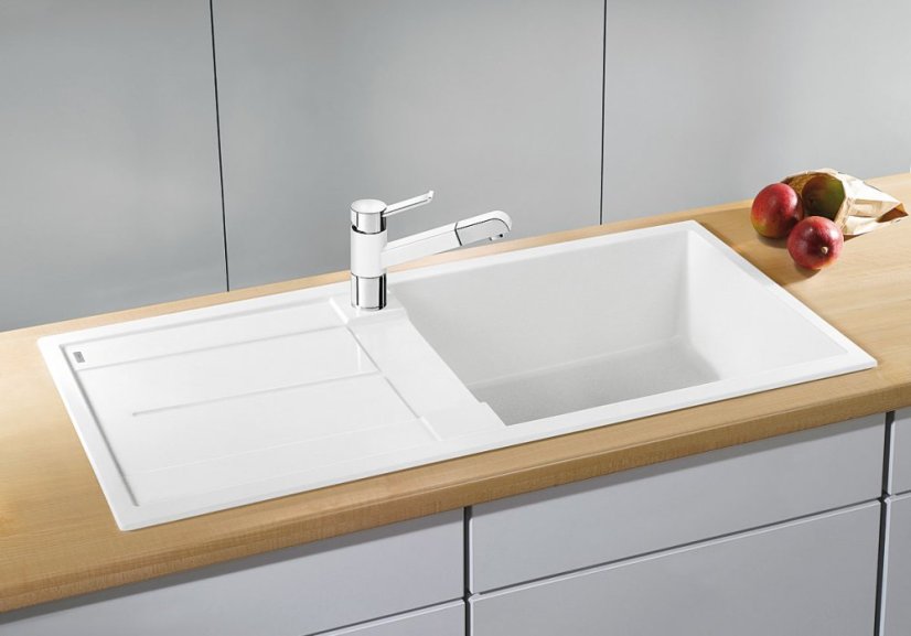 Granitový dřez Blanco METRA XL 6 S bílá soft