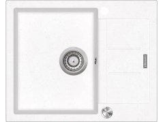 Granitový dřez Concept DG05C45wh Cubis Bílý - 1