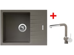 Sinks PERFECTO 650 Truffle + Mix 3 P GR Sinks PERFECTO 650 Truffle + Mix 3 P GR