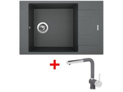 Set Sinks VARIO 780 Titanium + Mix 3 P GR Set Sinks VARIO 780 Titanium + Mix 3 P GR