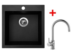 Set Sinks VIVA 455 Granblack + Vitalia Set Sinks VIVA 455 Granblack + Vitalia