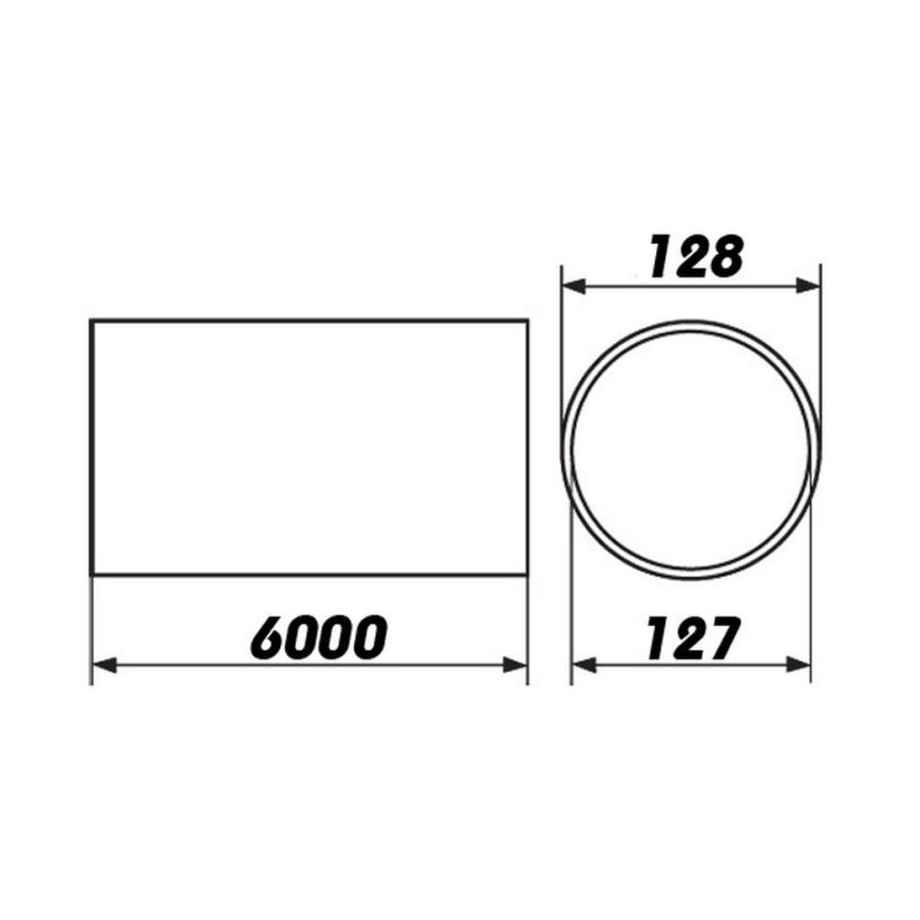 Flexo hadice  125 x 6000mm