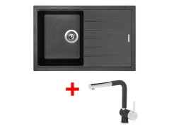 Sinks BEST 780 Metalblack + Mix 3 P GR Sinks BEST 780 Metalblack + Mix 3 P GR