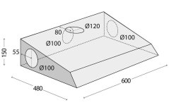  Concept OPP2060 podvěsná digestoř nerez 60 cm - obrázek 3