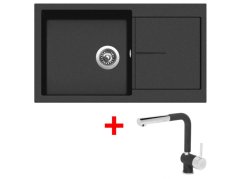 Set Sinks Infinity 860 Metalblack + Mix 3 P GR Set Sinks Infinity 860 Metalblack + Mix 3 P GR