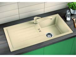 Granitový dřez Blanco FAVUM 45 S bílá soft Granitový dřez Blanco FAVUM 45 S bílá soft