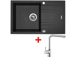 Set Sinks Linea 780 XC Metalblack + Elka Set Sinks Linea 780 XC Metalblack + Elka