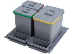 Sinks PRACTIKO 600 1x15l+2x7l