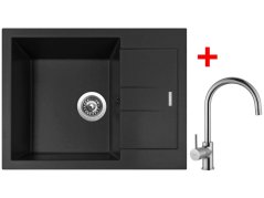 Sinks AMANDA 650 Pureblack + Vitalia Sinks AMANDA 650 Pureblack + Vitalia
