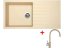 Set Sinks Perfecto 1000 Sahara + Vitalia GR