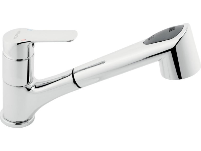 Dřezová teleskopická baterie Metalia 54, chrom