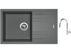 Set Sinks LINEA 780 N Titanium + batéria Sinks MIX 35 P chróm Set Sinks LINEA 780 N Titanium + batéria Sinks MIX 35 P chróm
