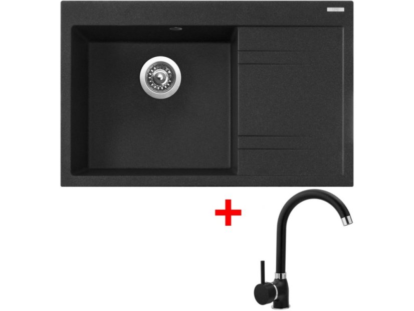 Sinks RIM 780 L Granblack + Polo GR - 1