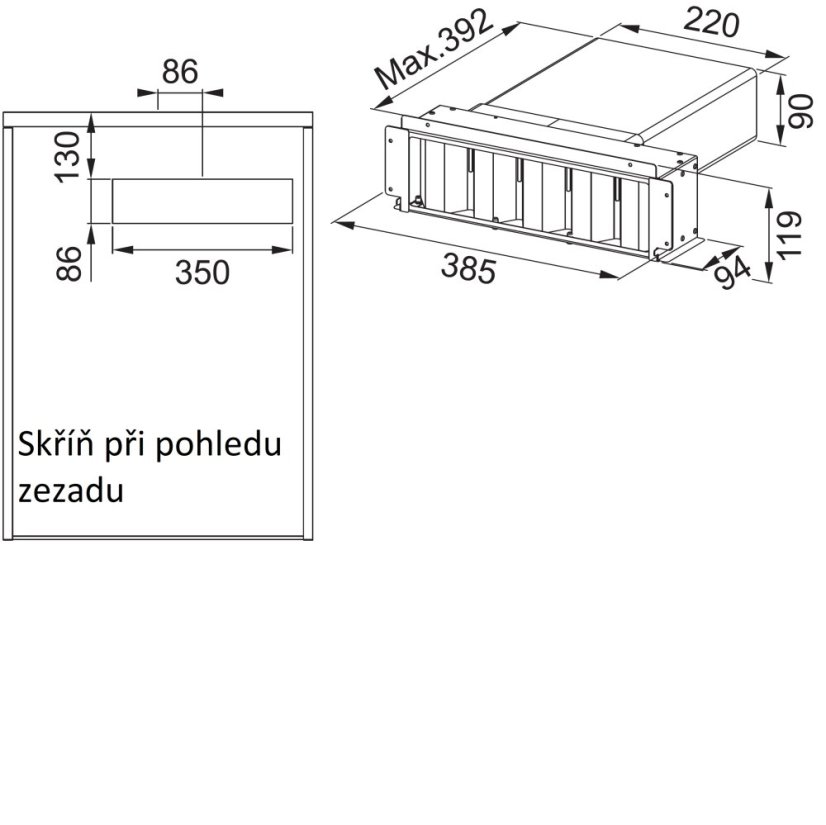 Faber Sada pro recirkulaci GALILEO OUT