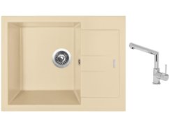 Set Sinks AMANDA 650 Sahara + baterie Sinks MIX 350 P chrom Set Sinks AMANDA 650 Sahara + baterie Sinks MIX 350 P chrom
