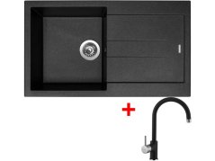 Set Sinks Amanda 860 Metalblack + Vitalia GR Set Sinks Amanda 860 Metalblack + Vitalia GR